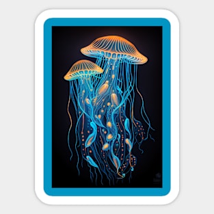 Jellyfish Sticker